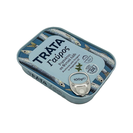 Picture of Trata Anchovies with Oregano in Vegetable Oil 100g